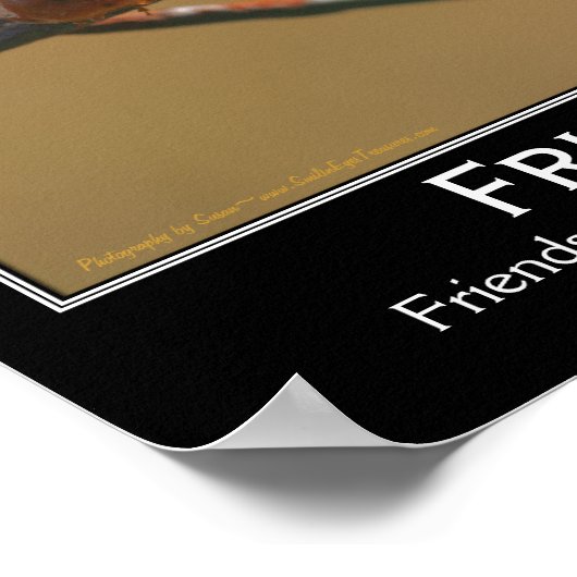 Poster Amitié Ladybugs Citation Inspirationnelle (Coin)