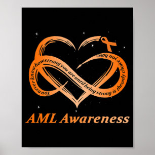 Poster AML Warrior I'm Fine Acute Myeloid Leukemia Award