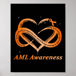 Poster AML Warrior I'm Fine Acute Myeloid Leukemia Award