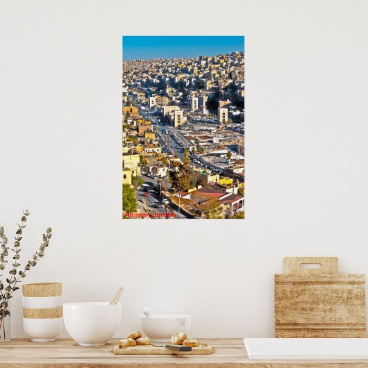 Poster Amman, Jordanie (Cuisine)