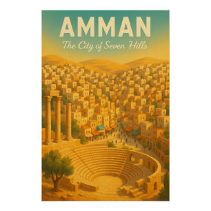 Poster AMMAN – La Ville des Sept Collines