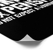 Poster Ammo Is Expensive Do Not Expect A Warning Shot Usa (Coin)