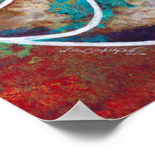 Poster Ammonite - Congelé dans le temps (Coin)