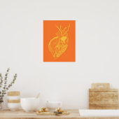Poster Amoeba Minx : Peau Tangerine (Cuisine)