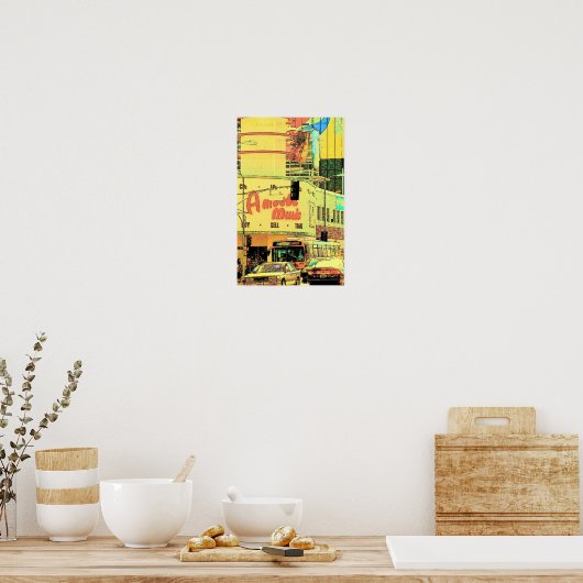 Poster Amoeba sur Sunset -Poster (Cuisine)