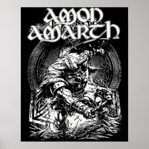 Poster Amon Amarth Fan Art Hommage Design