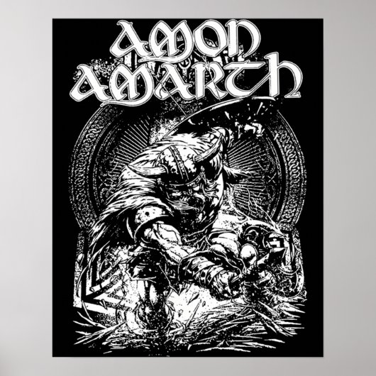 Poster Amon Amarth Fan Art Hommage Design (Devant)
