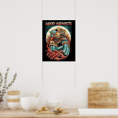 Poster Amon Amarth Retro Typographie à l'ancienne Art (Cuisine)