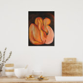 Poster Amor - Couple dans l'amour (Cuisine)