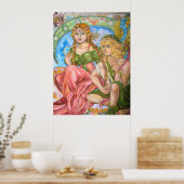 Poster Amor et une princesse. (Cuisine)