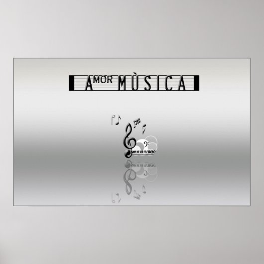 Poster Amor Musica (Devant)