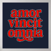 Poster Amor vincit omnia (Devant)