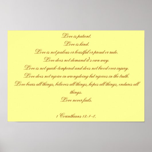 Poster Amour (Devant)