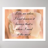 Poster Amour (Devant)