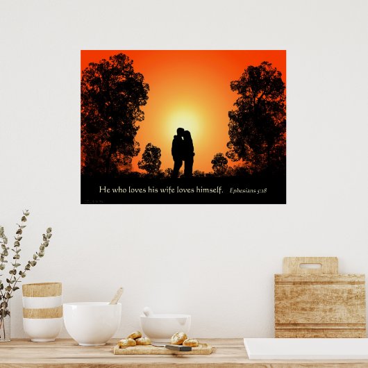 Poster Amour (Cuisine)