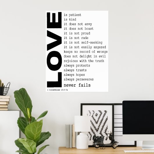 Poster Amour (Bureau à domicile)