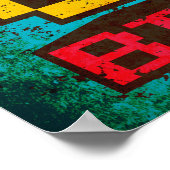 Poster Amour 8 Bits (Coin)