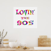 Poster Amour 90s (Cuisine)