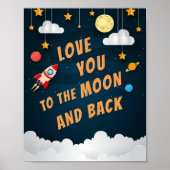 Poster Amour à la Lune et Retour (Devant)
