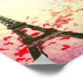 Poster Amour à Paris au printemps (Coin)