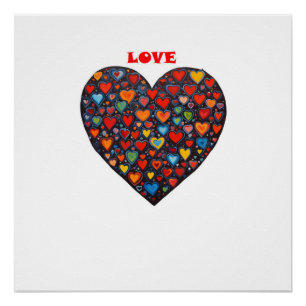 Poster Amour - Anglais
