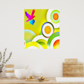 Poster amour arc en ciel (Cuisine)