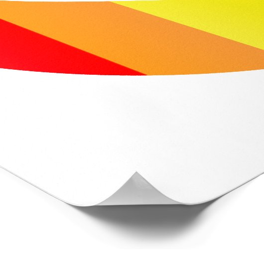 Poster amour arc-en-ciel. (Coin)