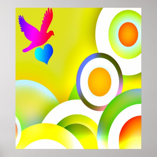 Poster amour arc en ciel (Devant)