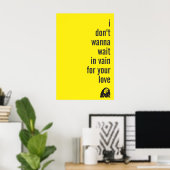 Poster Amour, attends en vain (Bureau à domicile)