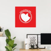 Poster Amour au coeur de premier mord (Bureau à domicile)