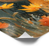 Poster Amour aux Oreilles Tombantes : Un Lapin un Peu Fan (Coin)