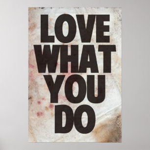 Poster Amour ce que vous faites