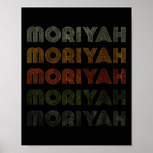 Poster Amour Coeur Moriyah Tee Grunge Style Vintage Noir