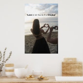 Poster Amour créé (Cuisine)