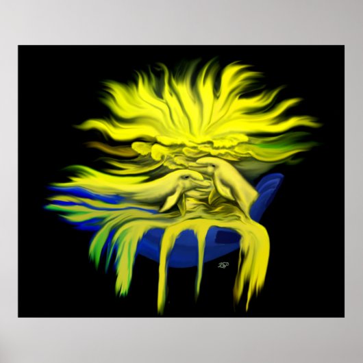 Poster Amour dauphin (Devant)