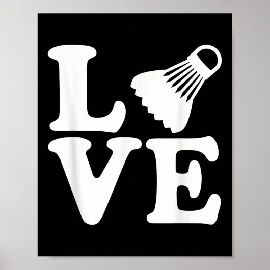 Poster Amour de badminton  (Devant)