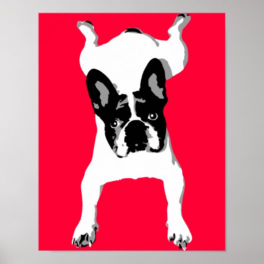 Poster Amour de Bouledogue Français (Devant)