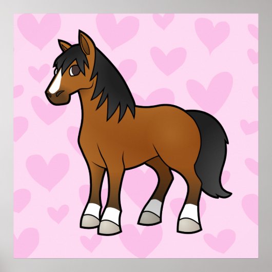 Poster Amour de cheval (Devant)