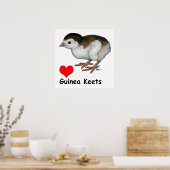 Poster Amour de jeunes pintades (Cuisine)
