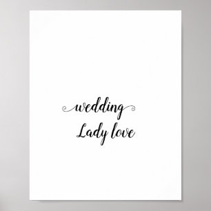 Poster Amour de la dame