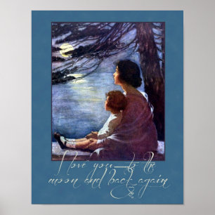 Poster Amour de mère et d'enfant
