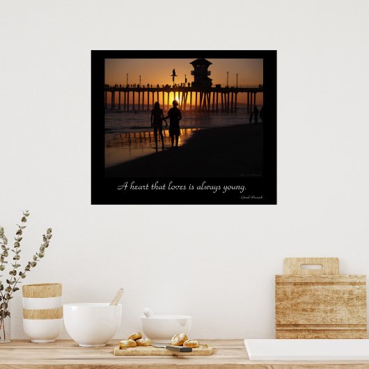 Poster Amour de plage (Cuisine)