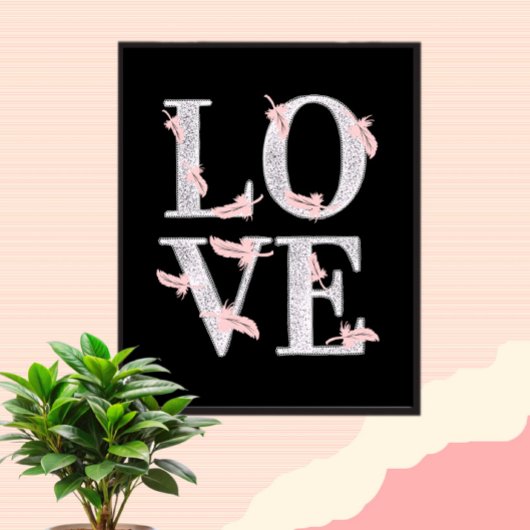 Poster AMOUR DE Texte