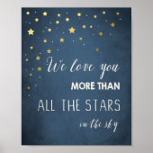 Poster Amour de toi plus que toutes les étoiles Citation (Devant)