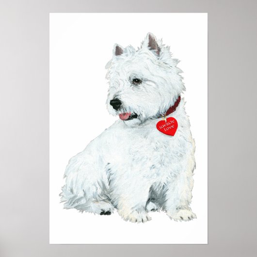 Poster Amour de Westie (Devant)