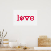 Poster Amour des animaux (Cuisine)