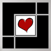 Poster Amour design (Devant)