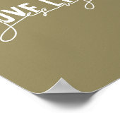 Poster Amour d'olive comme Jésus chrétien  (Coin)