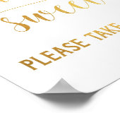 Poster Amour d'Or Simple L'amour est doux, prenez donc un (Coin)