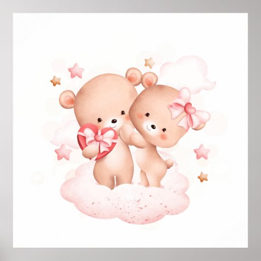 Poster Amour d'ours (Devant)
